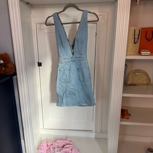 BDG Light Blue Denim Dress